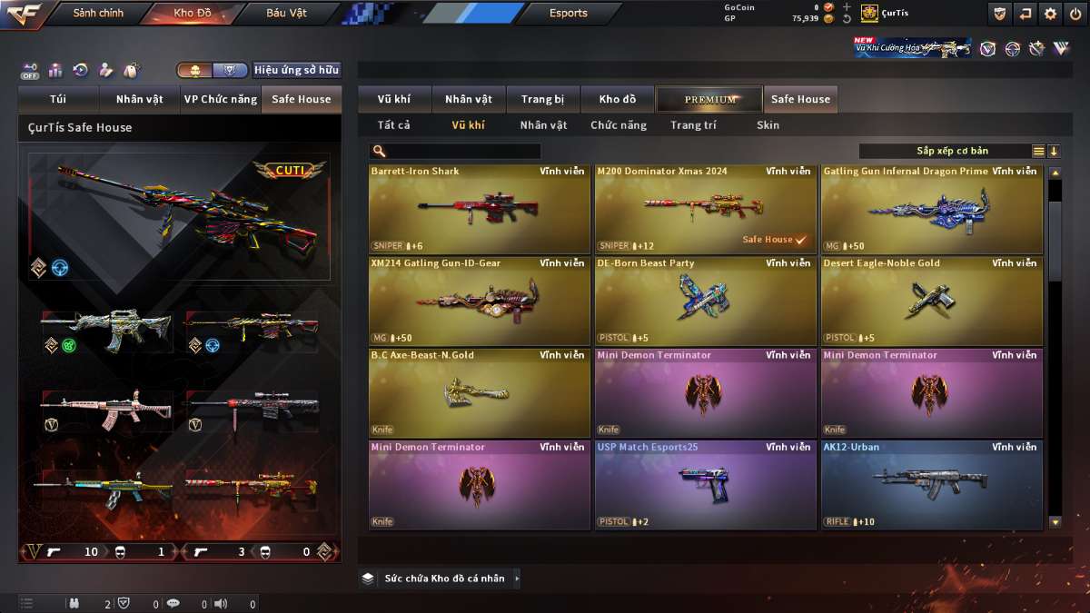 shop acc cf uy tin gia re